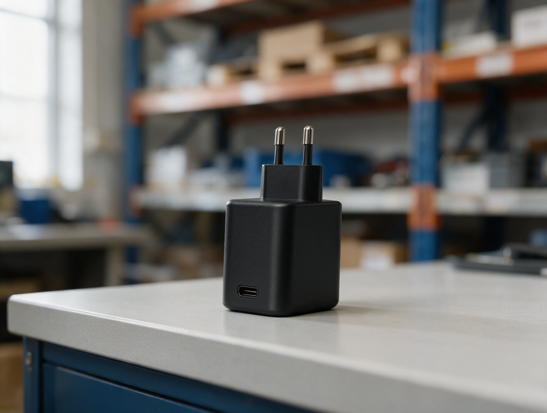 Adaptateur d'alimentation USB-C à prise européenne pour socle Zebra TC22 / TC27